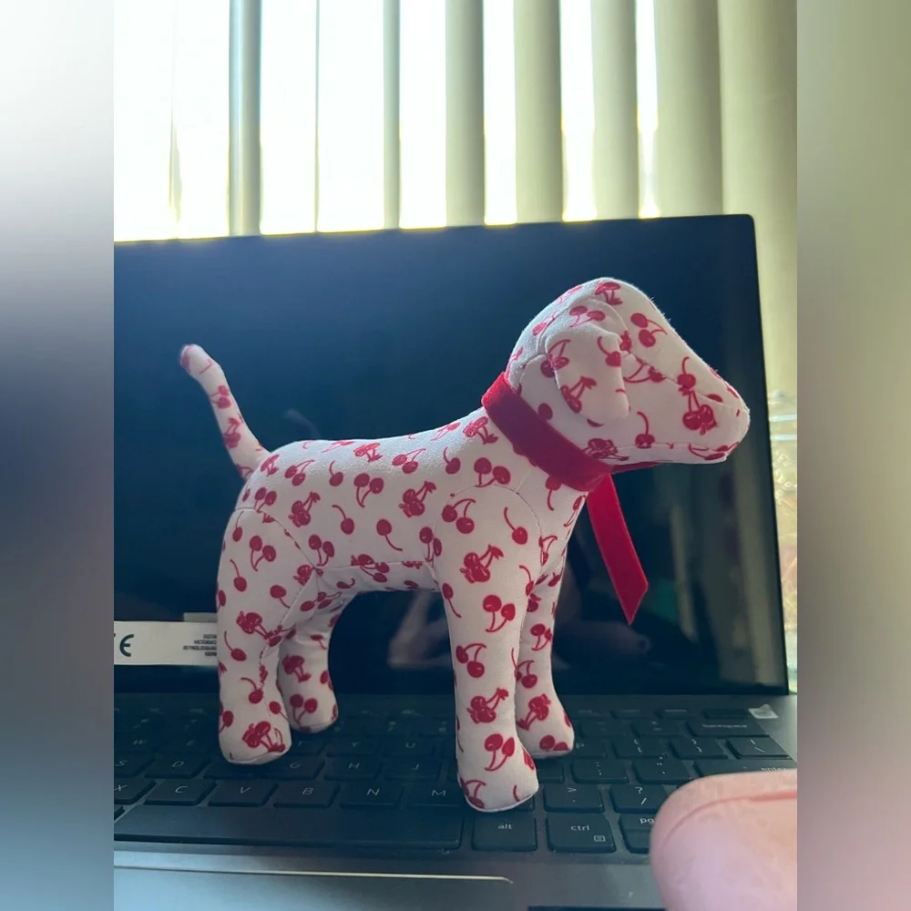 PINK Victoria's Secret Cherry Print Dog - Picture 2 of 5